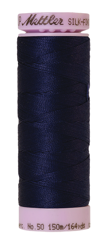 Mettler Silk Finish 50 wt Cotton Thread 164 Yds 9105-0016 Dark Indigo