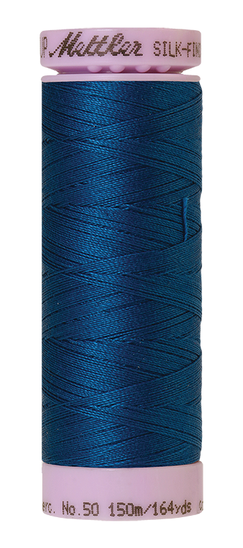 Mettler Silk Finish 50 wt Cotton Thread 164 Yds 9105-0024 Colonial Blue