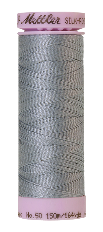 Mettler Silk Finish 50 wt Cotton Thread 164 Yds 9105-0042 Ash Blue