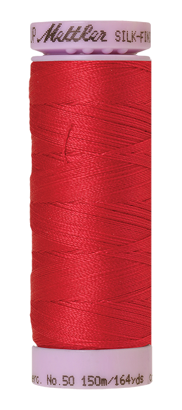 Mettler Silk Finish 50 wt Cotton Thread 164 Yds 9105-0102 Poinsettia