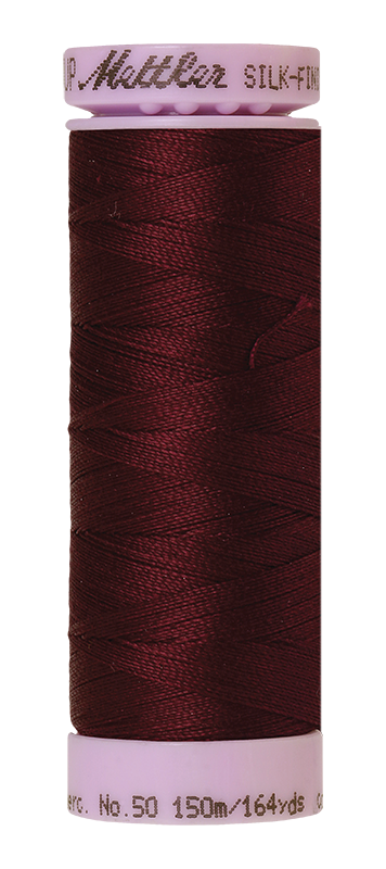 Mettler Silk Finish 50 wt Cotton Thread 164 Yds 9105-0111 Beet Red