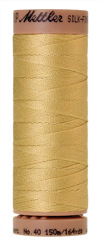 Mettler Silk Finish 40 wt Cotton Thread 164 Yds 9136-1412 Lemon Frost