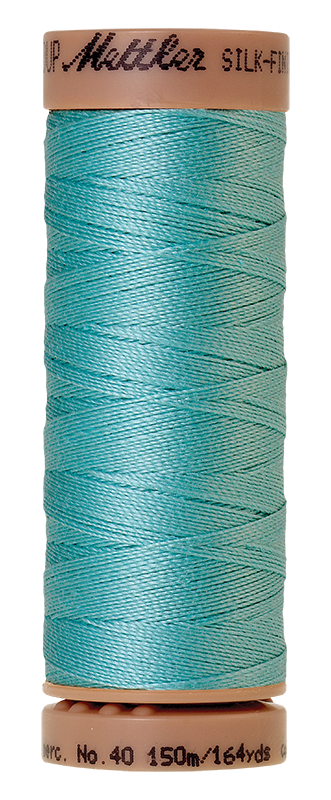 Mettler Silk Finish 40 wt Cotton Thread 164 Yds 9136-2792 Blue Curacao