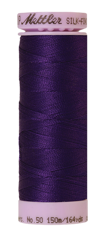 Mettler Silk Finish 50 wt Cotton Thread 164 Yds 9105-0046 Deep Purple