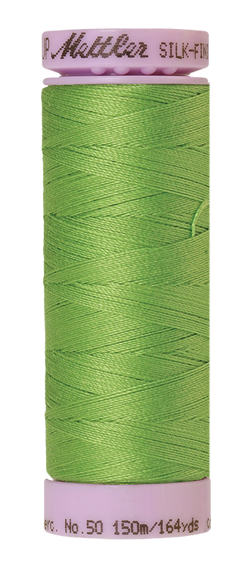 Mettler Silk Finish 50 wt Cotton Thread 164 Yds 9105-0092 Bright Mint