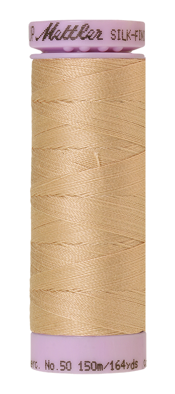 Mettler Silk Finish 50 wt Cotton Thread 164 Yds 9105-0260 Oat Straw