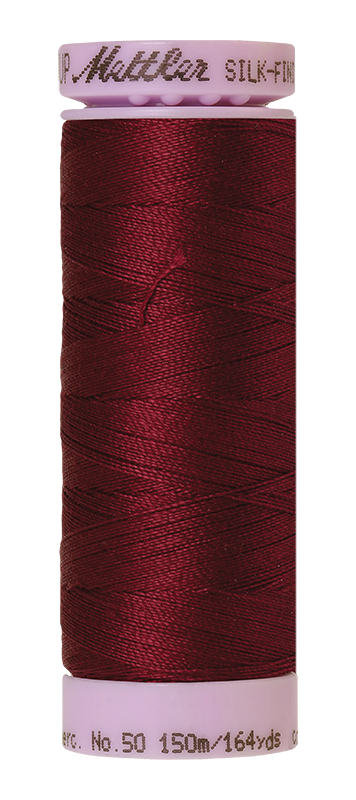 Mettler Silk Finish 50 wt Cotton Thread 164 Yds 9105-0109 Bordeaux