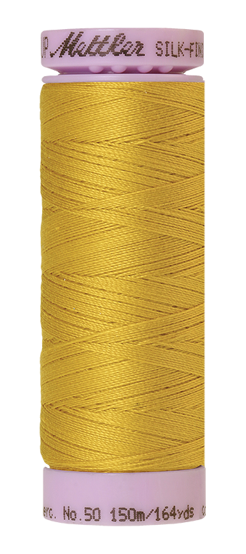 Mettler Silk Finish 50 wt Cotton Thread 164 Yds 9105-0117 Nugget Gold