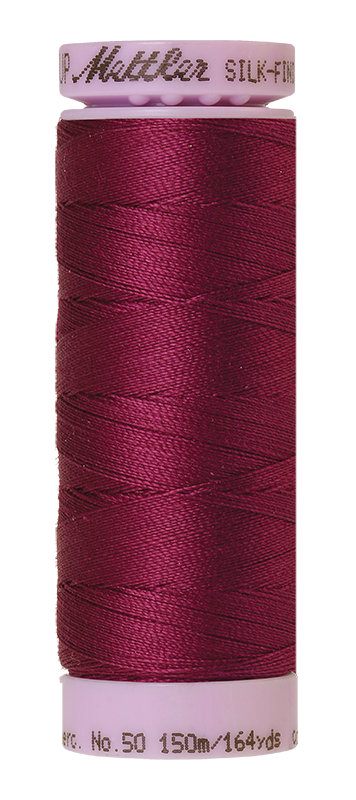 Mettler Silk Finish 50 wt Cotton Thread 164 Yds 9105-0157 Sangria