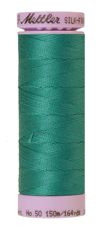 Mettler Silk Finish 50 wt Cotton Thread 164 Yds 9105-0222 Green
