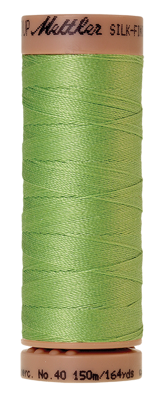 Mettler Silk Finish 40 wt Cotton Thread 164 Yds 9136-1527 Jade Lime