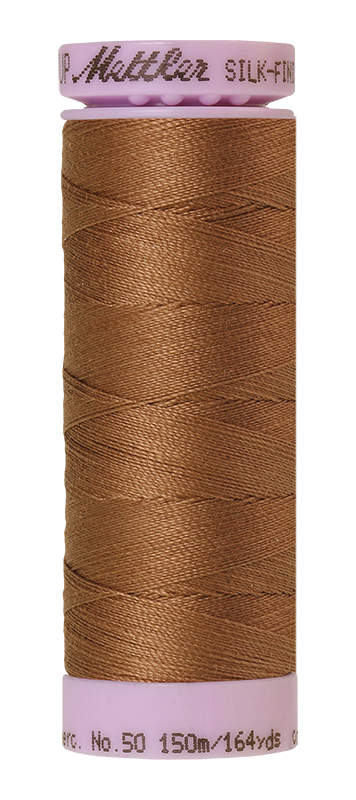 Mettler Silk Finish 50 wt Cotton Thread 164 Yds 9105-0281 Hazelnut