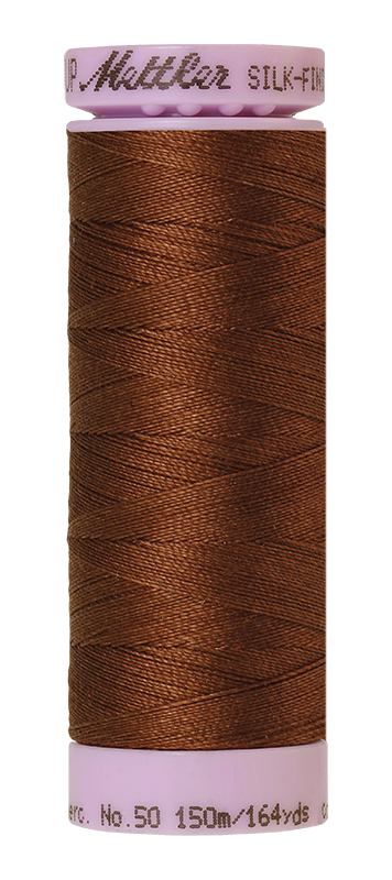 Mettler Silk Finish 50 wt Cotton Thread 164 Yds 9105-0263 Redwood