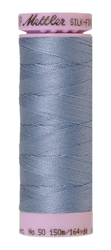 Mettler Silk Finish 50 wt Cotton Thread 164 Yds 9105-0350 Summer Sky