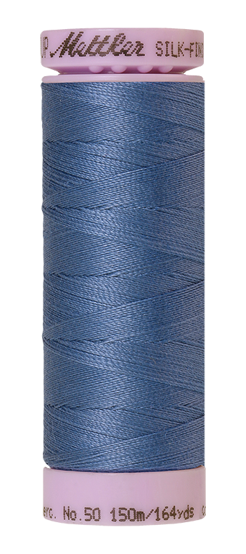Mettler Silk Finish 50 wt Cotton Thread 164 Yds 9105-0351 Smokey Blue
