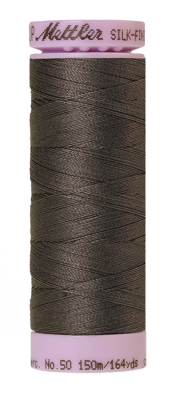 Mettler Silk Finish 50 wt Cotton Thread 164 Yds 9105-0416 Dark Charcoal