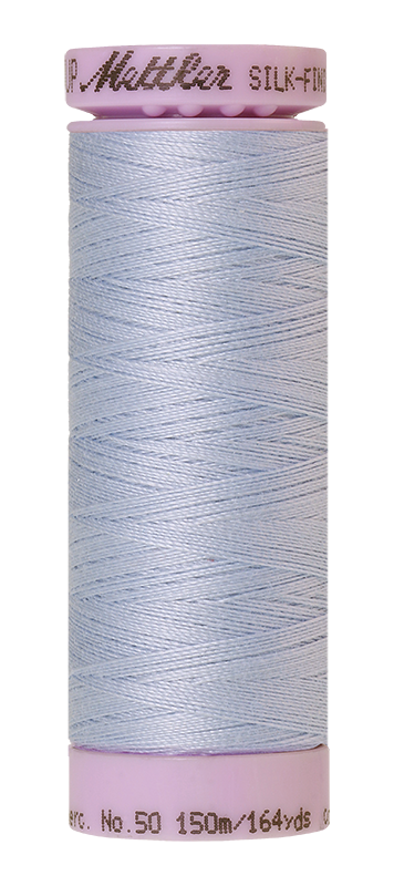 Mettler Silk Finish 50 wt Cotton Thread 164 Yds 9105-0363 Ice Cap
