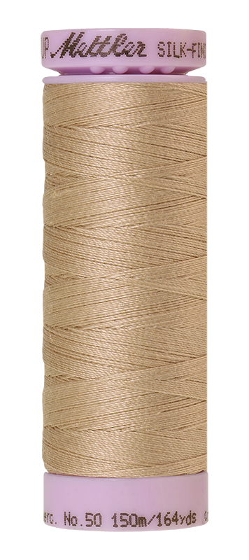 Mettler Silk Finish 50 wt Cotton Thread 164 Yds 9105-0538 Straw