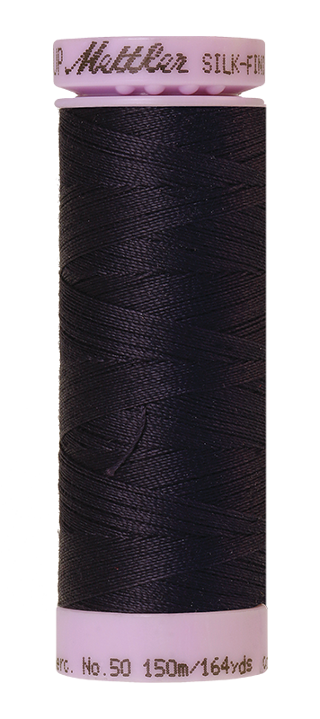 Mettler Silk Finish 50 wt Cotton Thread 164 Yds 9105-0580 Evening Blue