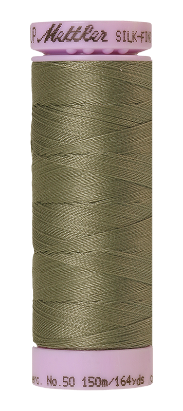 Mettler Silk Finish 50 wt Cotton Thread 164 Yds 9105-0381 Sage
