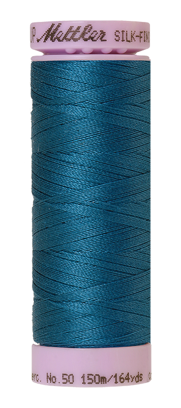 Mettler Silk Finish 50 wt Cotton Thread 164 Yds 9105-0483 Dark Turquoise