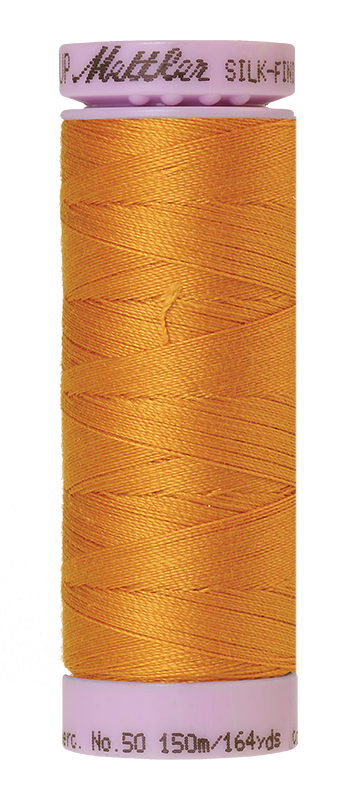 Mettler Silk Finish 50 wt Cotton Thread 164 Yds 9105-0608 Sunflower