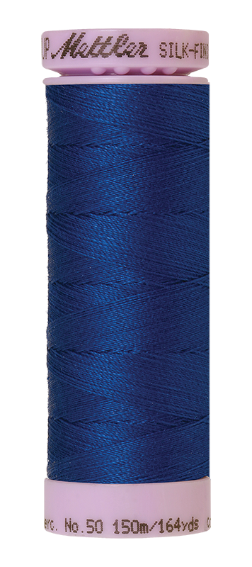 Mettler Silk Finish 50 wt Cotton Thread 164 Yds 9105-0816 Royal Navy