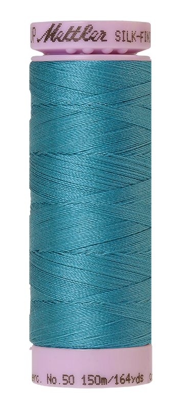 Mettler Silk Finish 50 wt Cotton Thread 164 Yds 9105-0722 Glacier Blue