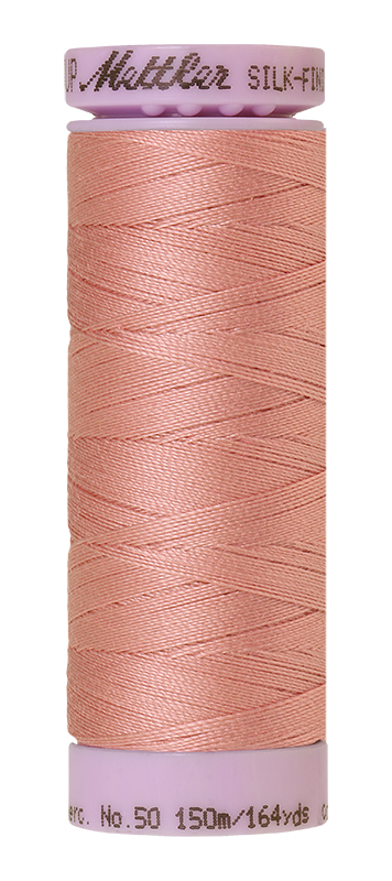 Mettler Silk Finish 50 wt Cotton Thread 164 Yds 9105-0637 Antique Pink