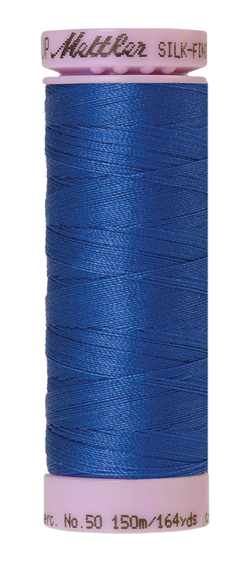 Mettler Silk Finish 50 wt Cotton Thread 164 Yds 9105-0815 Cobalt Blue