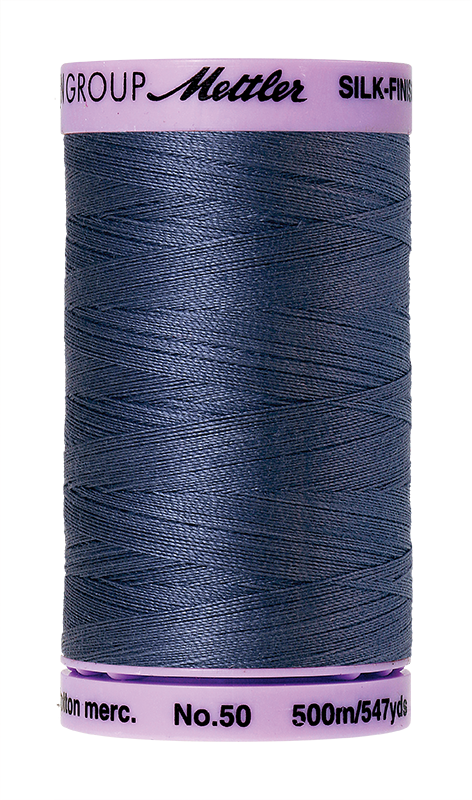 Mettler Silk Finish 50 wt Cotton Thread 547 Yds 9104-0311 Blue Shadow