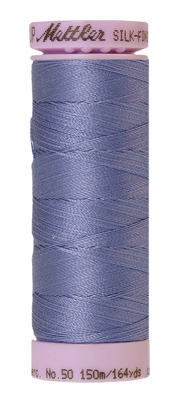 Mettler Silk Finish 50 wt Cotton Thread 164 Yds 9105-1466 Cadet Blue