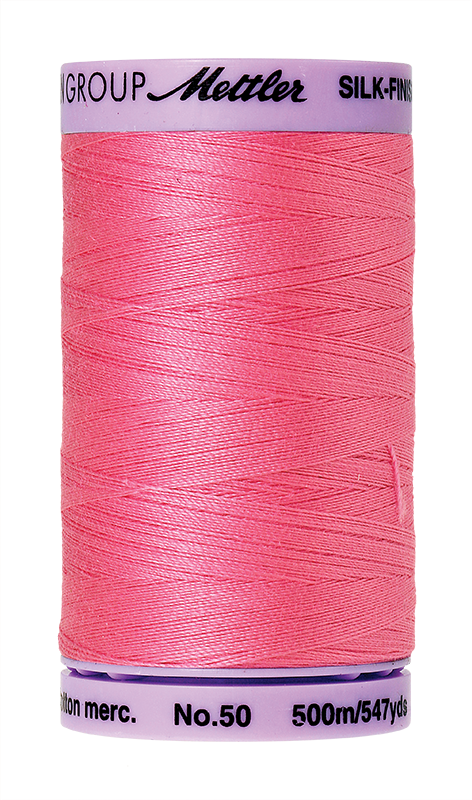 Mettler Silk Finish 50 wt Cotton Thread 547 Yds 9104-0067 Roseate