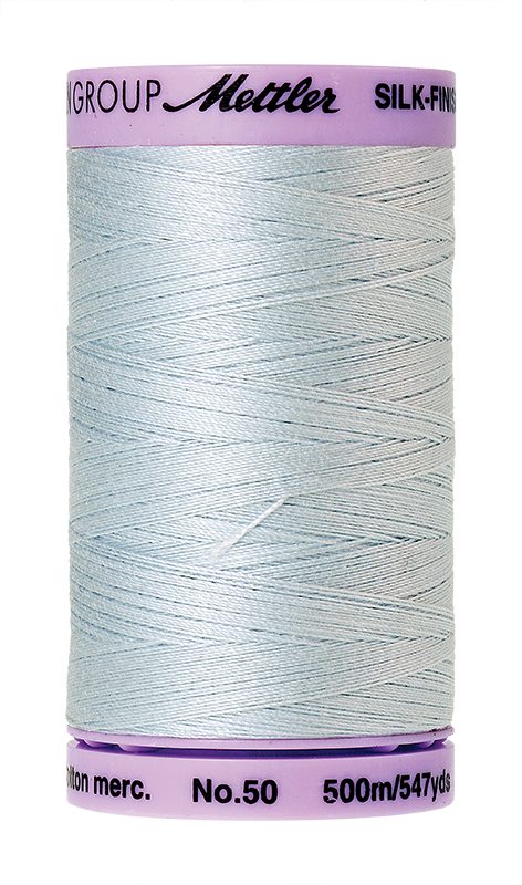 Mettler Silk Finish 50 wt Cotton Thread 547 Yds 9104-0039 Starlight Blue
