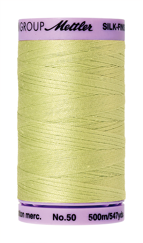 Mettler Silk Finish 50 wt Cotton Thread 547 Yds 9104-1343 Spring Green
