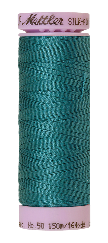 Mettler Silk Finish 50 wt Cotton Thread 164 Yds 9105-1472 Caribbean