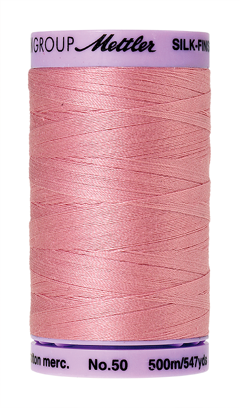 Mettler Silk Finish 50 wt Cotton Thread 547 Yds 9104-1057 Rose Quartz