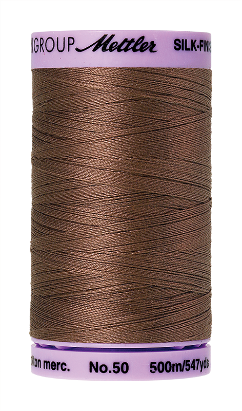 Mettler Silk Finish 50 wt Cotton Thread 547 Yds 9104-1380 Espresso