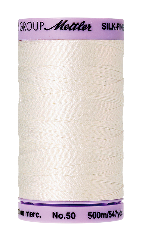 Mettler Silk Finish 50 wt Cotton Thread 547 Yds 9104-3000 Candlewick