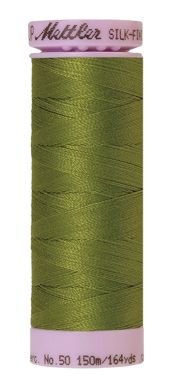 Mettler Silk Finish 50 wt Cotton Thread 164 Yds 9105-0882 Moss Green