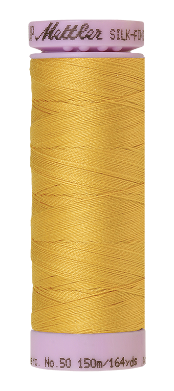 Mettler Silk Finish 50 wt Cotton Thread 164 Yds 9105-0892 Star Gold