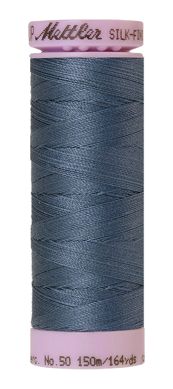 Mettler Silk Finish 50 wt Cotton Thread 164 Yds 9105-1275 Stormy Sky