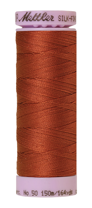 Mettler Silk Finish 50 wt Cotton Thread 164 Yds 9105-1347 Dirty Penny