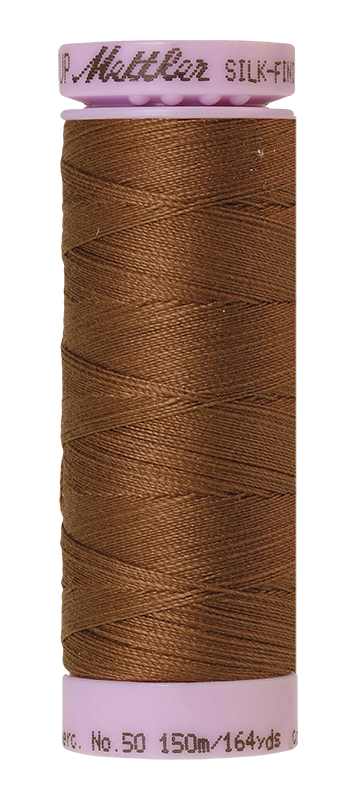 Mettler Silk Finish 50 wt Cotton Thread 164 Yds 9105-1223 Pecan