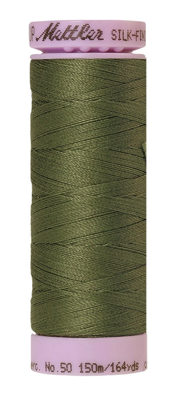 Mettler Silk Finish 50 wt Cotton Thread 164 Yds 9105-1210 Seagrass