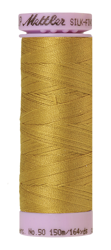 Mettler Silk Finish 50 wt Cotton Thread 164 Yds 9105-1102 Ochre