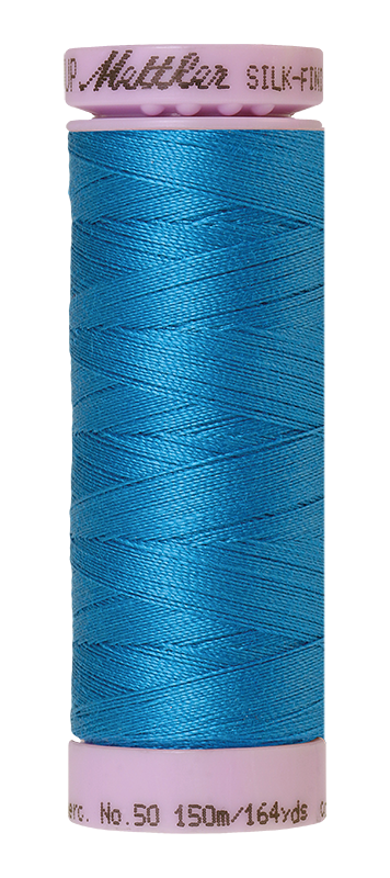 Mettler Silk Finish 50 wt Cotton Thread 164 Yds 9105-0999 Carribean Sea