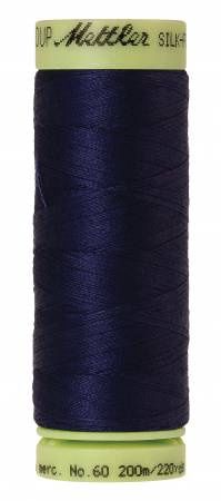 Mettler Silk Finish 60 wt Cotton Thread 219 yds 9240-0016 Dark Indigo
