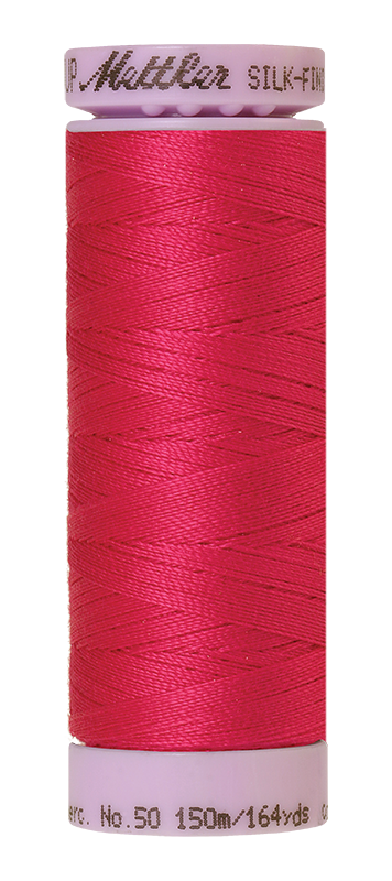 Mettler Silk Finish 50 wt Cotton Thread 164 Yds 9105-1421 Fuchsia