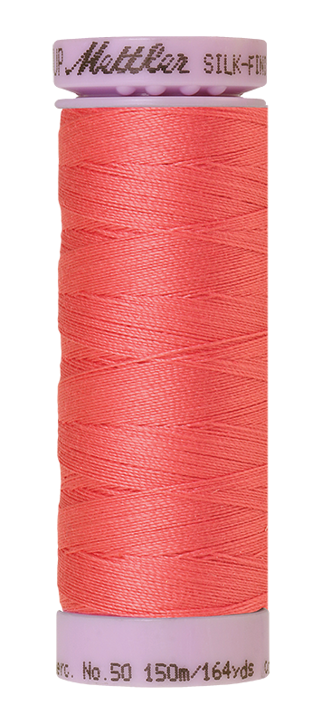 Mettler Silk Finish 50 wt Cotton Thread 164 Yds 9105-1402 Persimmon